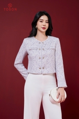 82519 - Áo len, vest cổ tròn
