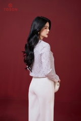 82519 - Áo len, vest cổ tròn