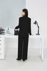 B8282V14 - Set bộ text: Blazer + Quần suông