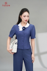 B1201 - Bộ Công sở: Áo cổ trắng + Quần