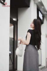 AP202 - Áo cotton vai chờm in quả cherry