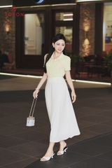 AP421- Áo polo croptop