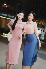 AP421- Áo polo croptop