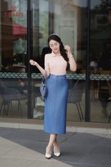 AP421- Áo polo croptop