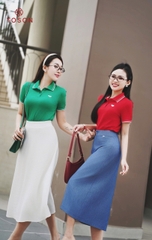 AP442 - Áo polo cổ bổ trụ