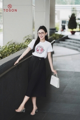 AP109 - Áo cotton in hình tròn hoa