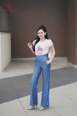 JQD09X14 - Quần bò ống loe (SXTN)