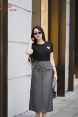 AP307 - Áo cotton croptop in hình bông hoa