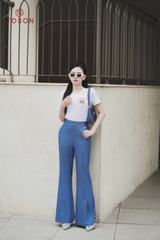 AP307 - Áo cotton croptop in hình bông hoa