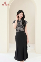 11050 - Áo lụa vai chờm