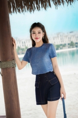 JAN12X05 - Áo cotton bò rút gấu
