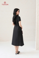 43034B95 - Đầm tơ cổ đức