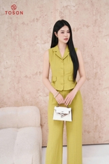 B1211 - Bộ đũi: Gile + Quần suông