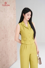 B1211 - Bộ đũi: Gile + Quần suông