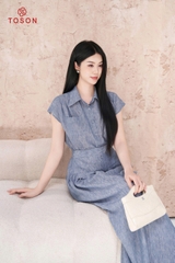 B1320 - Bộ đũi: Áo + Chân váy xoè