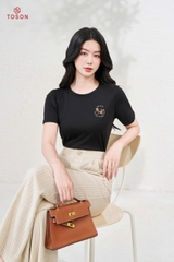 AP533 - Áo phông croptop in hình xe đạp