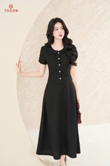 B1325 - Bộ đũi trắng: Áo cổ sam + CV xoè
