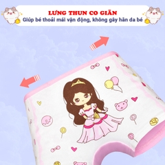 Quần chip đùi cotton cao cấp cho bé gái 2-12 tuổi hình hươu cao cổ đủ màu sắc tươi vui BBShine – C017