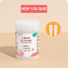 Tăm bông sơ sinh, Tăm bông trẻ em chuyên dụng hộp 400 que Misuta cao cấp BBShine – SS020