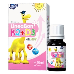 Vitamin D3K2 Lineabon chính hãng an toàn BBShine, Vitamin cho bé hấp thu canxi và tăng chiều cao hiệu quả - I023