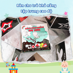 Tranh kích thích thị giác cho trẻ 0-3 tuổi cao cấp BBShine, Đồ chơi cho bé sơ sinh giúp bé phát triển giác quan và não bộ – DC063