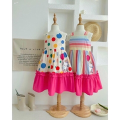 Váy bé gái 7-30kg họa tiết Unicorn đáng yêu BBShine, Đầm bé gái 2 dây bản to dáng váy xòe bồng bềnh xinh xắn - D118