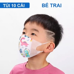 Khẩu trang trẻ em, Khẩu trang cho bé trai và bé gái nhiều họa tiết 0-12 tuổi bảo vệ đường hô hấp cho bé BBShine – M017