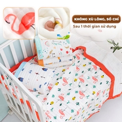 Khăn Tắm Cho Bé Sơ Sinh 6 Lớp Cao Cấp Siêu Mềm Mại Thấm Hút Tốt BBShine – KH016