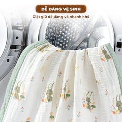 Khăn Tắm Cho Bé Sơ Sinh 6 Lớp Cao Cấp Siêu Mềm Mại Thấm Hút Tốt BBShine – KH016