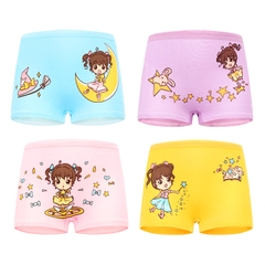 Quần chip đùi cotton hình cô bé nhiều màu sắc cho bé gái 2-12 tuổi BBShine – C005