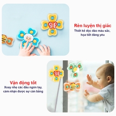 Con quay spinner họa tiết động vật vui nhộn BBShine, Con quay cho bé nhiều màu sắc đáng yêu – DC064