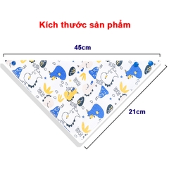 Yếm cho bé 0-4 tuổi cao cấp chất cottton dày dặn BBShine, Khăn yếm tam giác cho bé nhiều họa tiết ngộ nghĩnh – SS007