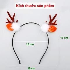 Băng đô Noel sừng tuần lộc xinh xắn đơn giản mà đáng yêu phù hợp cho mọi lứa tuổi BBShine – NOEL014