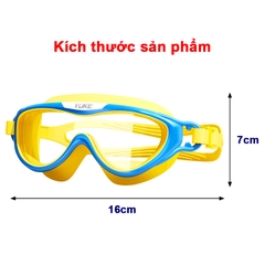 Kính bơi cho bé 4-12 tuổi cao cấp BBShine, Kính bơi trẻ em góc nhìn rộng nhiều màu sắc tươi sáng - KB008