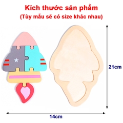Đồ chơi xếp hình 3D cho bé từ 3 tuổi BBShine, Tranh ghép hình cao cấp nhiều chủ đề và màu sắc tươi sáng – DC034