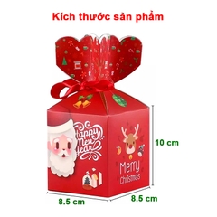 Hộp quà Giáng sinh phong cách Hàn Quốc BBShine, Hộp quà Noel nhỏ xinh nhiều màu sắc tươi sáng – G004