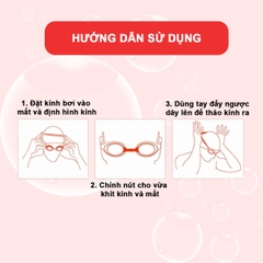 Kính bơi trẻ em 3-10 tuổi chống nước cao cấp BBShine, Kính bơi cho bé họa tiết hình thú ngộ nghĩnh đáng yêu – KB004