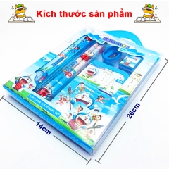 Bộ dụng cụ học tập 6 món cao cấp BBShine, Bộ đồ dùng học tập nhiều họa tiết hoạt hình đáng yêu cho bé – H057