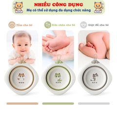 Thau gấp gọn cho bé chất liệu nhựa cao cấp BBShine, Chậu rửa mặt cho bé tiện lợi nhiều họa tiết đáng yêu – SS039