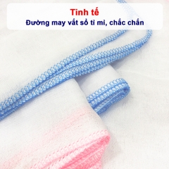 Khăn sữa cho bé Kiba siêu mềm siêu thấm 2 lớp, 3 lớp, 4 lớp kích thước 25x25cm – Set 10 khăn tiện lợi BBShine – KH005
