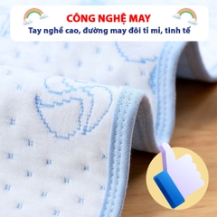 Tấm lót chống thấm cho bé 4 lớp dày dặn BBShine, Miếng lót chống thấm cho bé họa tiết hình gấu đáng yêu – SS038