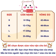 Quần lót cotton cho bé gái 2-10 tuổi chất cotton mềm thoáng khí co giãn tốt họa tiết đủ màu sắc đáng yêu BBShine – C018