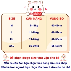 Quần lót bé trai chất cotton thoáng mát cao cấp BBShine, Set 4 quần chip bé trai nhiều họa tiết xinh xắn – C029
