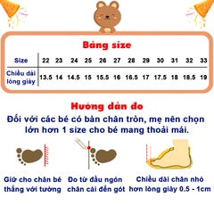 Giày thể thao bé trai và bé gái mềm nhẹ thoáng khí BBShine, Giày cho bé họa tiết trơn phối lưới nhiều màu sắc – T8