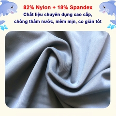 Đồ bơi bé gái và bé trai 9-37kg cao cấp BBShine, Đồ bơi dài tay DIVE & SAIL chống nắng và tia UV toàn thân cho bé – DB014