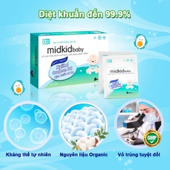 Gạc rơ lưỡi Midkidbaby chính hãng BBShine, Gạc rơ lưỡi an toàn diệt khuẩn đến 99,9% dành cho bé – I020