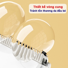 Tông đơ cắt tóc cho bé cực êm khi bé ngủ có hút tóc BBShine, Tăng đơ cắt tóc cho bé cao cấp Misuta chống nước – DT004