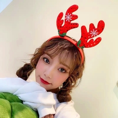 Băng đô Noel sừng tuần lộc đính sequin lấp lánh BBShine, Băng đô Giáng sinh đơn giản phù hợp cho mọi lứa tuổi – NOEL015