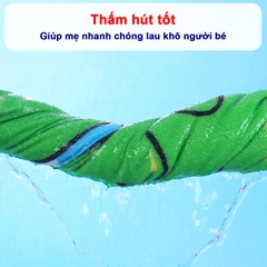 Khăn choàng đi biển cho bé 2-10 tuổi BBShine, Áo choàng đi biển hàng loại I nhiều màu sắc tươi sáng – KH001