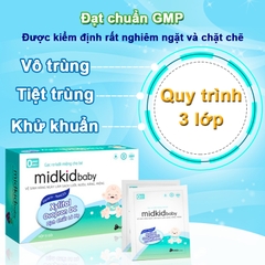 Gạc rơ lưỡi Midkidbaby chính hãng BBShine, Gạc rơ lưỡi an toàn diệt khuẩn đến 99,9% dành cho bé – I020